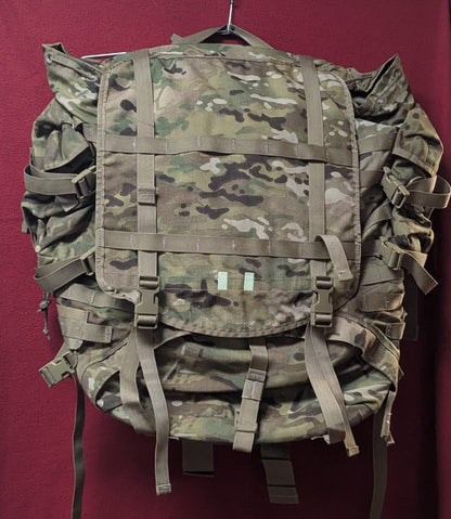 "Ranger Ready' OCP Large Molle II Ruck w/ The Gibson Mod w/ Name Tape & Cat Eyes