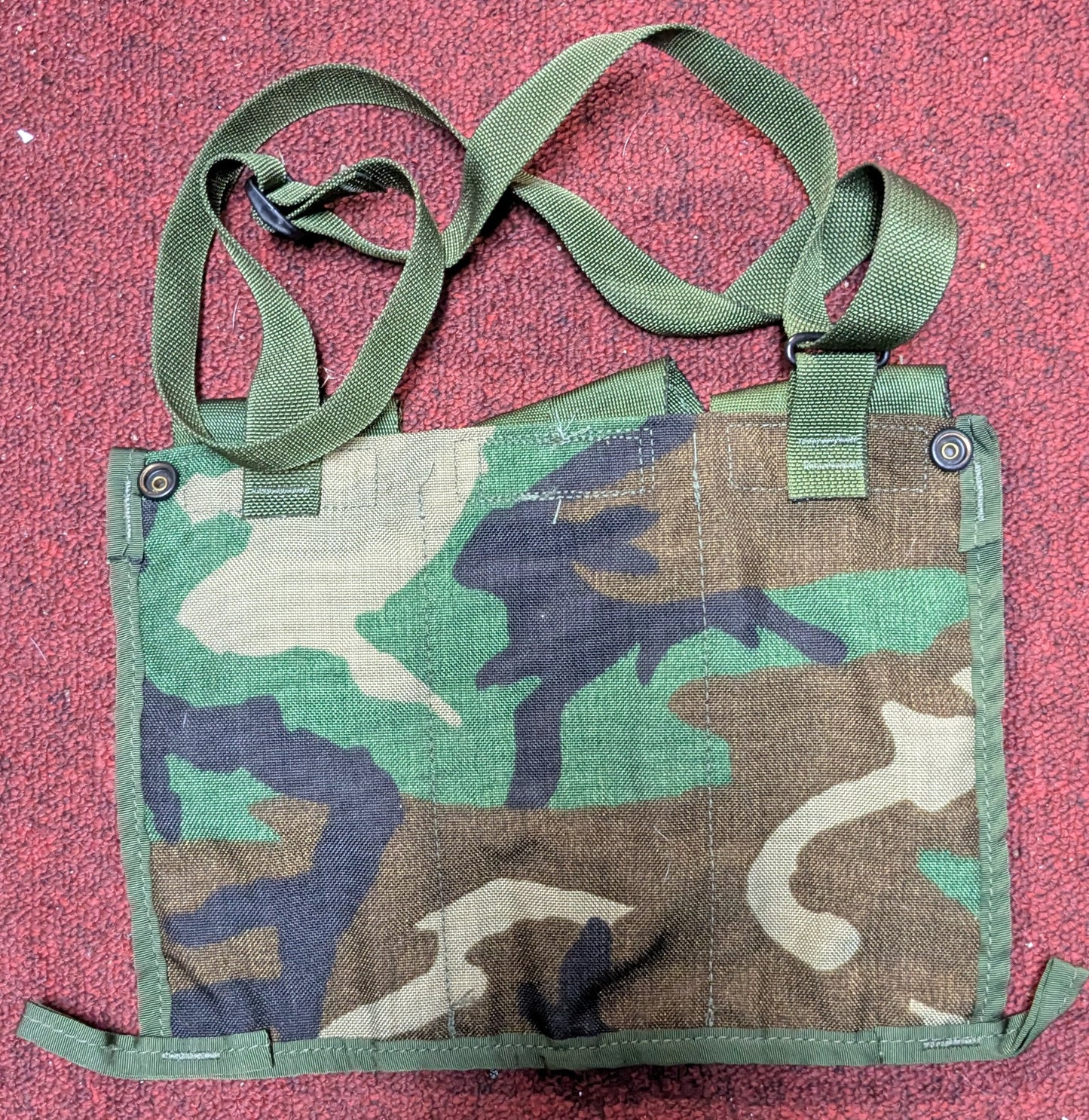 Woodland Camo Pouches 6 Magazine Bandoleer M16A2 (DB11-25Aug24)