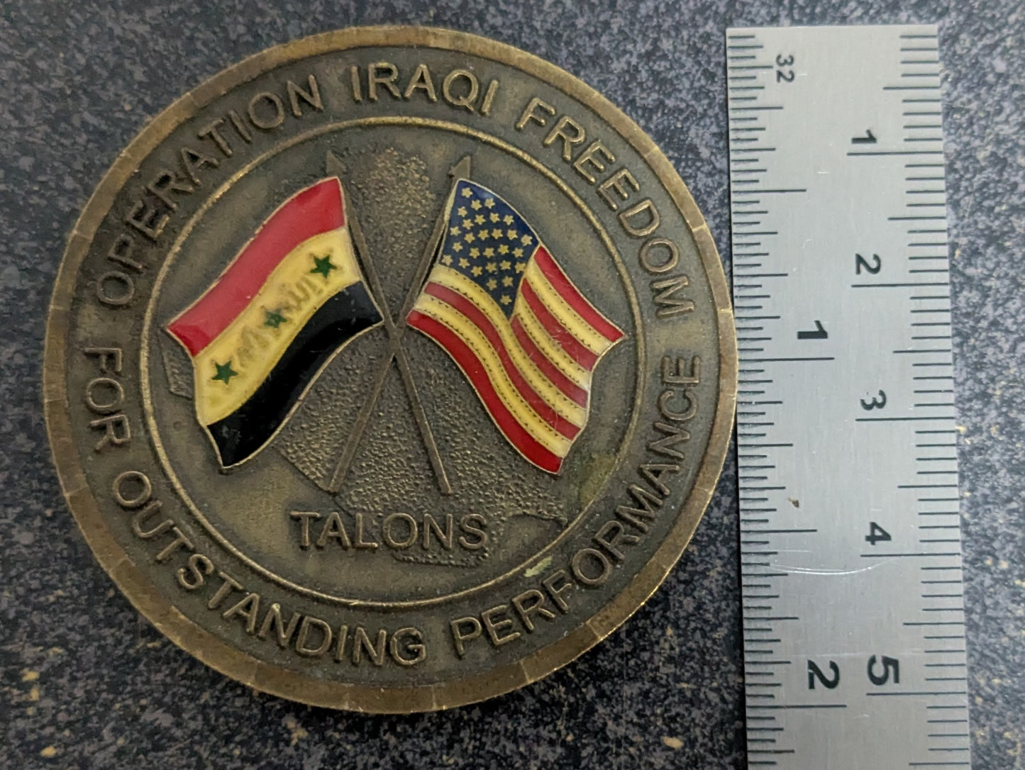 Challenge Coin US Army 1st Battalion 3rd Infantry Regiment Talons Operation Iraqi Freedom (CHCC-26May59)