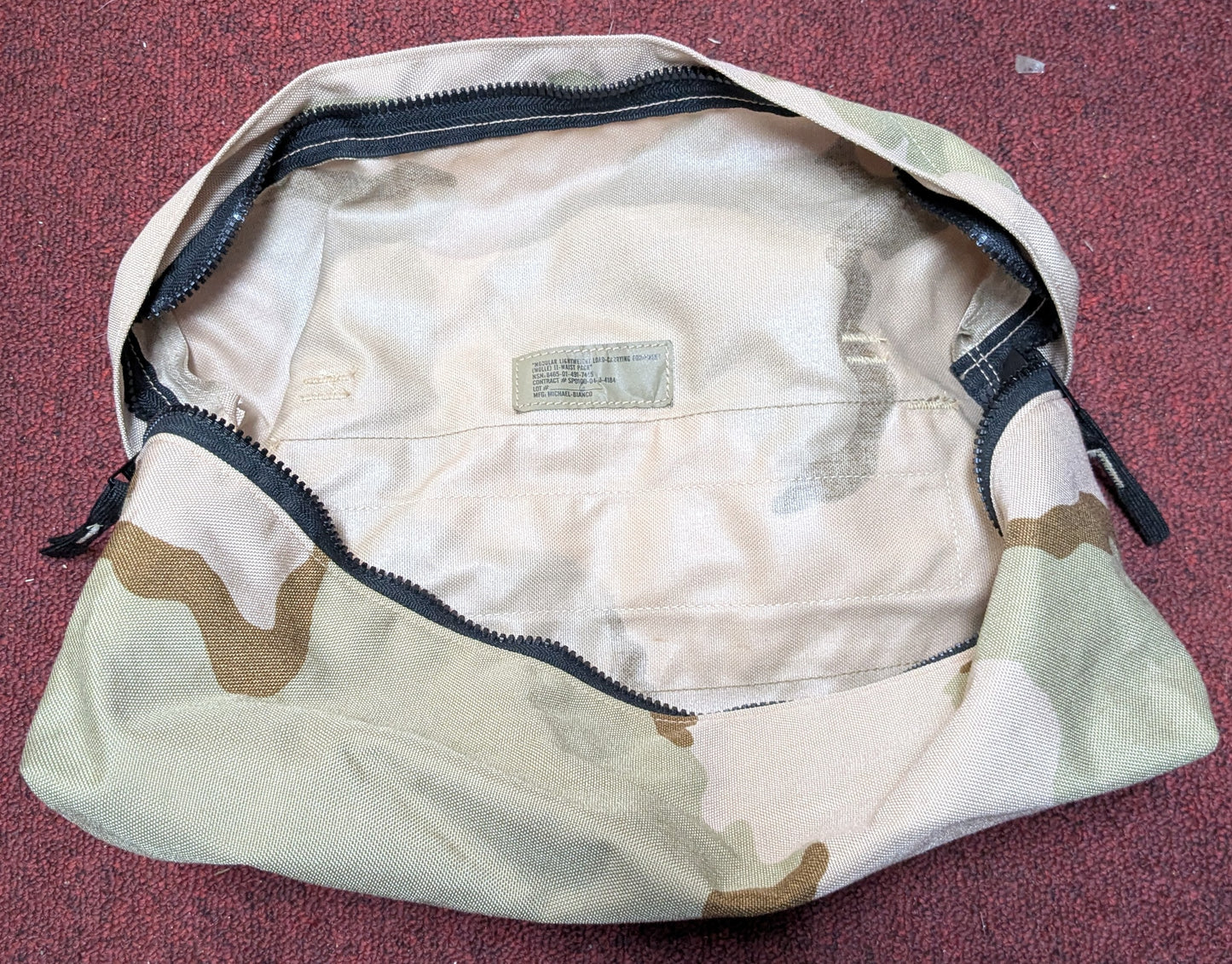 MOLLE II Desert Camo Modular Lightweight Load-Carrying Waist Pack (DB11-25Aug20)