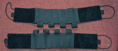 Set of Black Cummerbunds w/4 Mag Pouches Per Cummerbund (CB6-25Sep57)