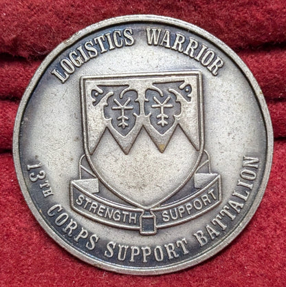 Challenge Coin Commanders Coin Logistics Warrior 13th CSB (25APR169)
