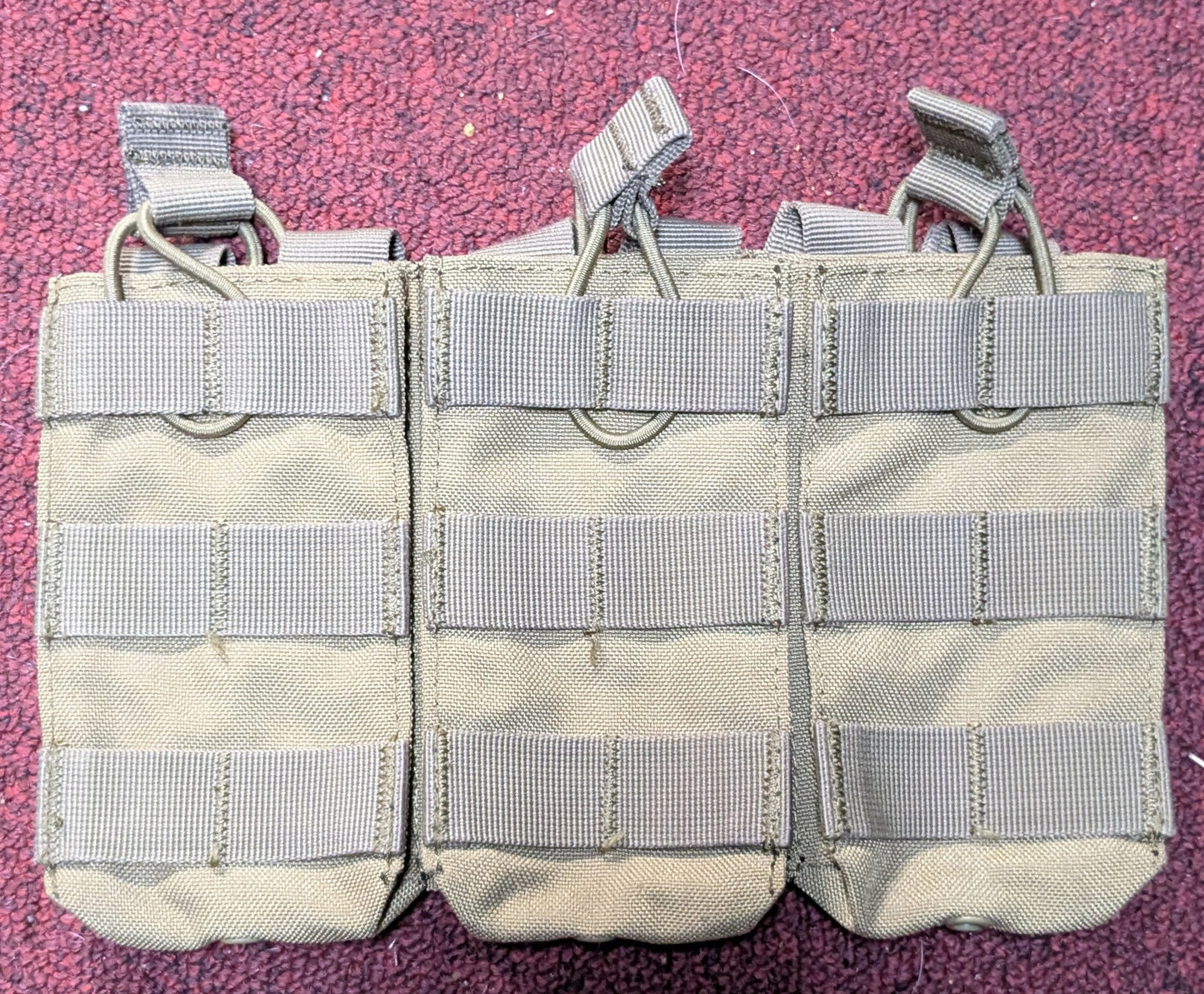 NOS Condor Triple Rifle Mag Kangaroo Pouch Coyote (CA4-26Apr55)