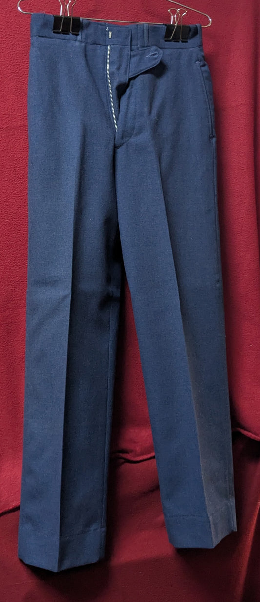 US Air Force Vintage Trousers Wool, Serge Blue 1084 28x34 (FB2-26Feb54)