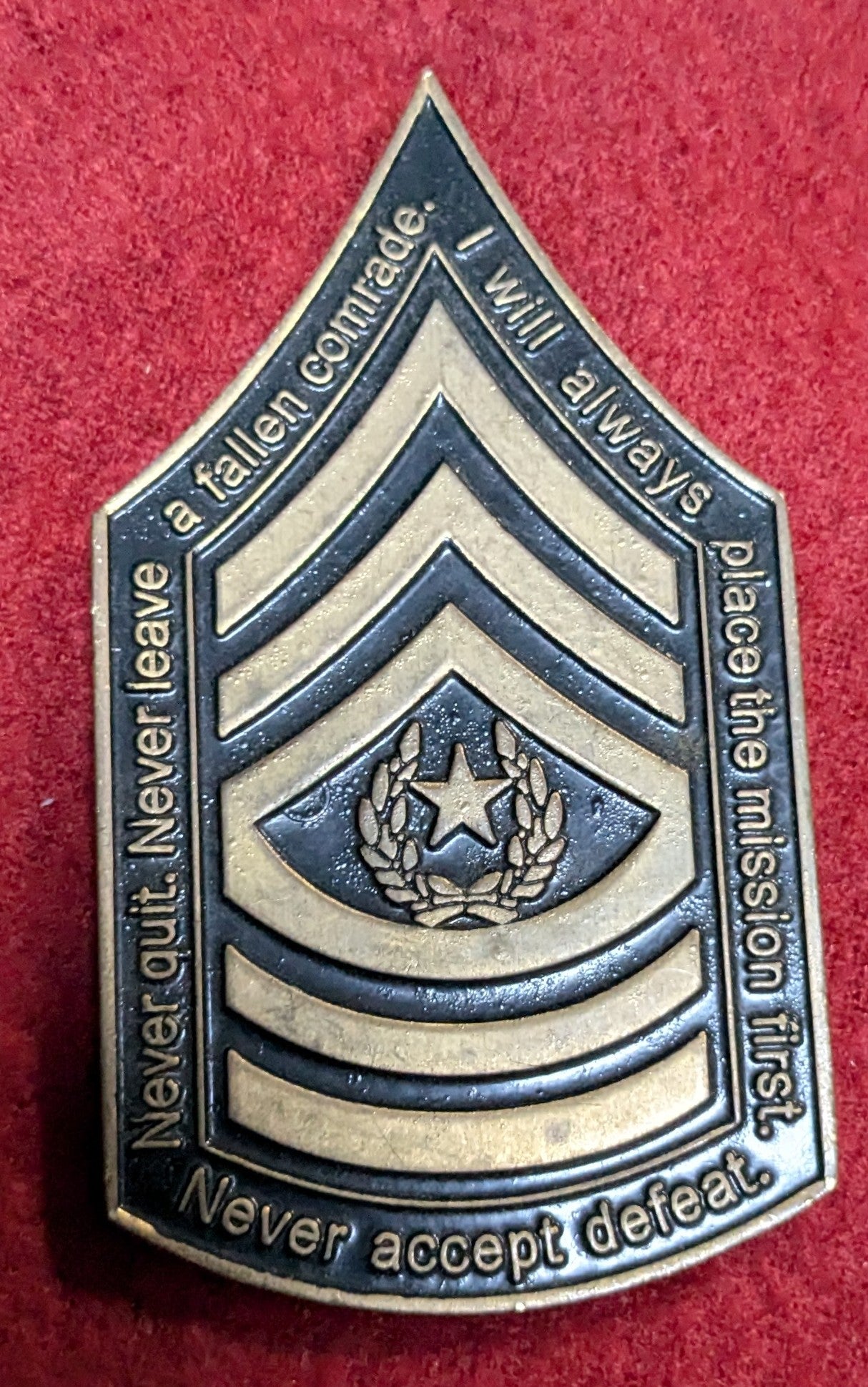 Challenge Coin US Army Transportation Center, Nothing Moves (chcc-25APR138)