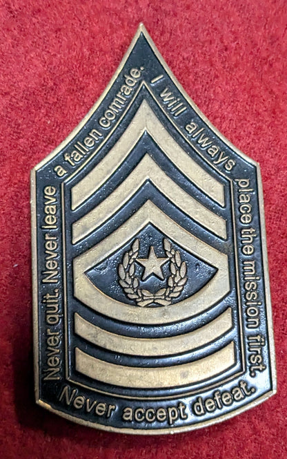 Challenge Coin US Army Transportation Center, Nothing Moves (chcc-25APR138)