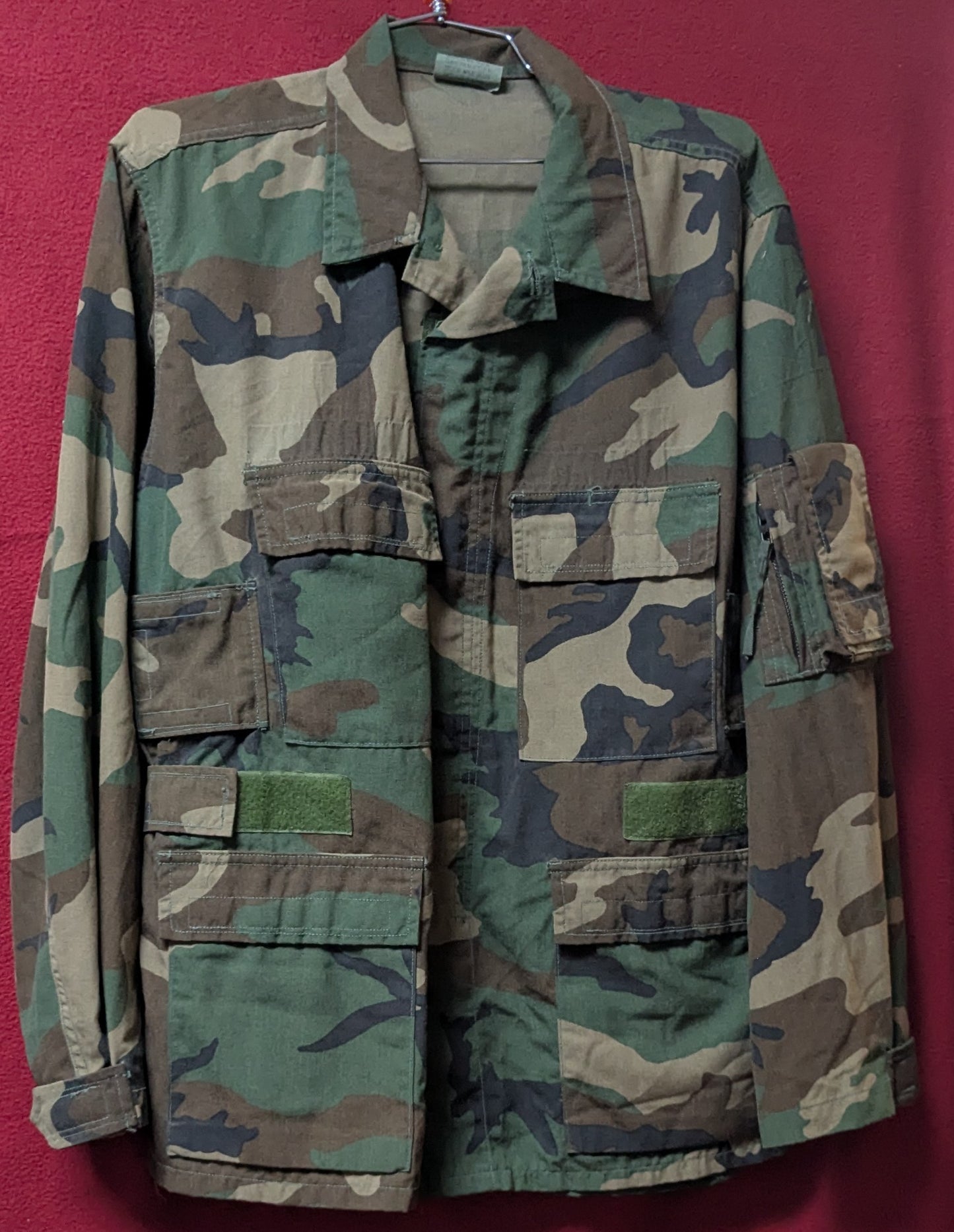Vintage USGI Woodland Camouflage Pattern Air Crew Jacket Medium Short (DC5-26Mar47)