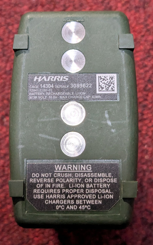 Harris Li-Ion Rechargeable Battery (DA10-25Aug13)