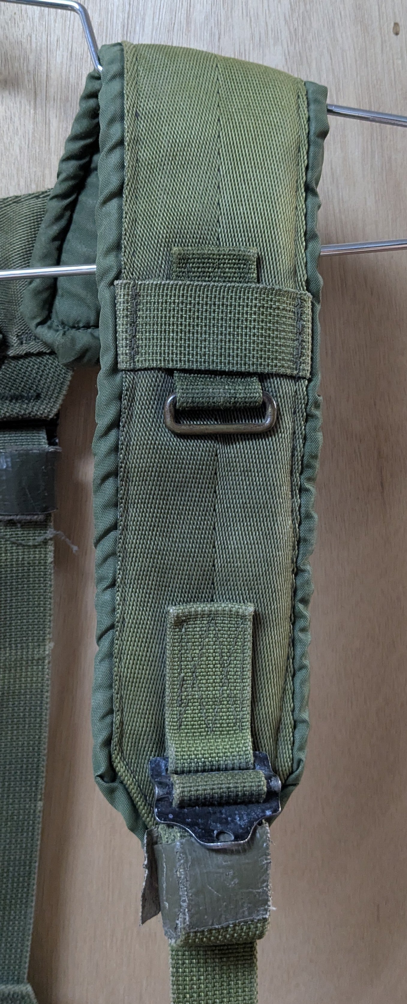 OD Pistol Web Belt w/Suspender Harness (26Jun02)