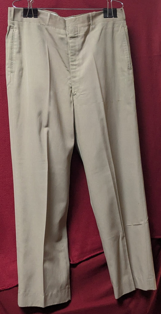 Vintage US Army Dress Pants Army Tan 445 ~34 x 30 (FB4-26Feb75)
