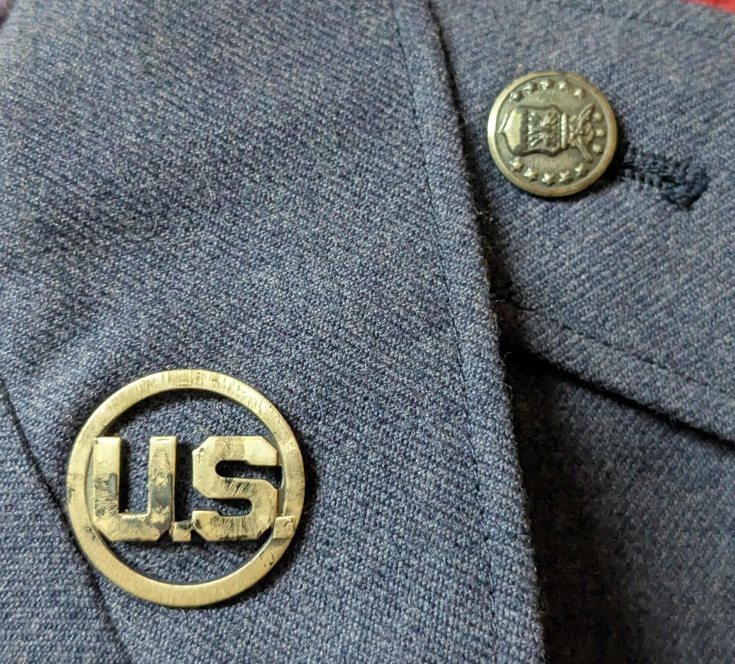US Air Force Vintage WW2 Uniform Jacket 34R (FB2-26Feb55)