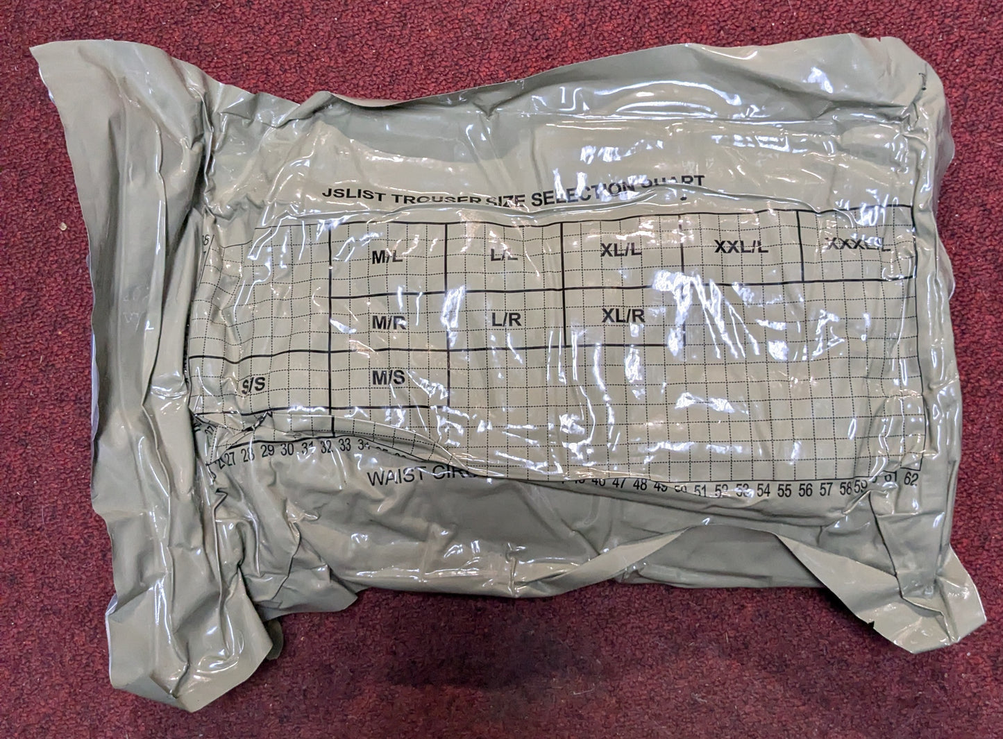 NWT Chemical Protective Overgarment Trousers Large Regular (FA6-25Nov11)