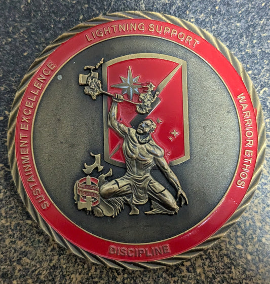 Challenge Coin CHALLENGE COIN 45TH SUSTAINMENT BRIGADE SCHOFIELD BARRACKS HAWAII (CHCC-25Jul46)