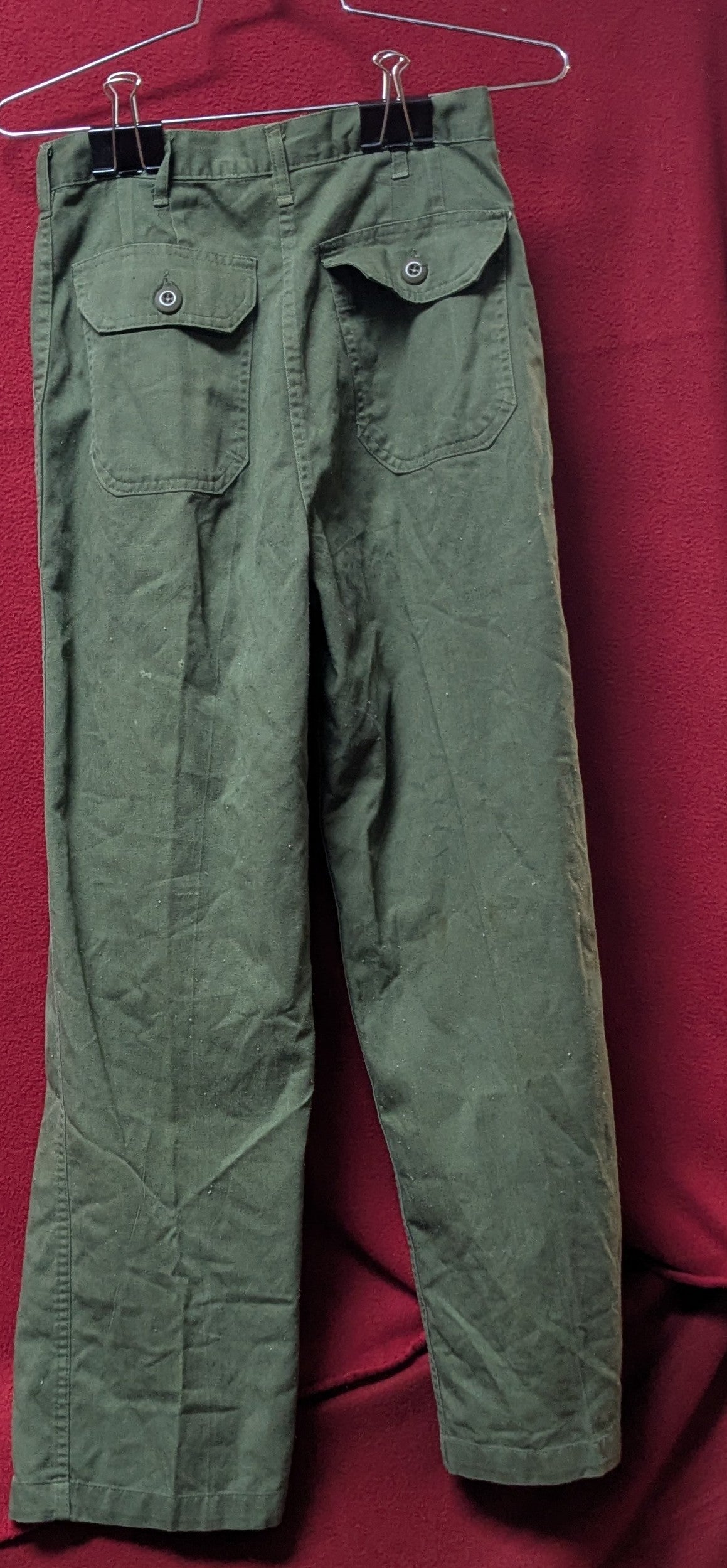 US Military Women's Utility Slacks ~26x27 (FB1-26Feb64)