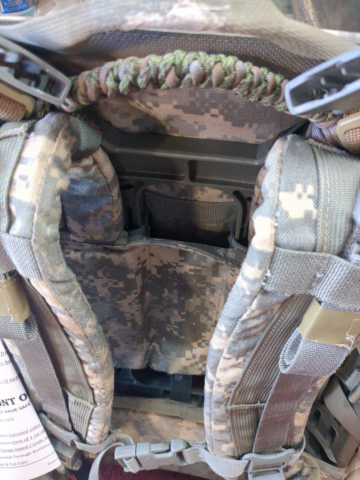 Postma MAIL-IN - v.12 "Ranger Ready" ACU Large Molle II Ruck w/ The Gibson Configuration w/ Name Tape & Cat Eyes (V12 2026-03)