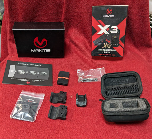 NWT Mantis X3 Shooting Performance System Live Fire, Dry Practice, Airsoft (CA13-25APR14)