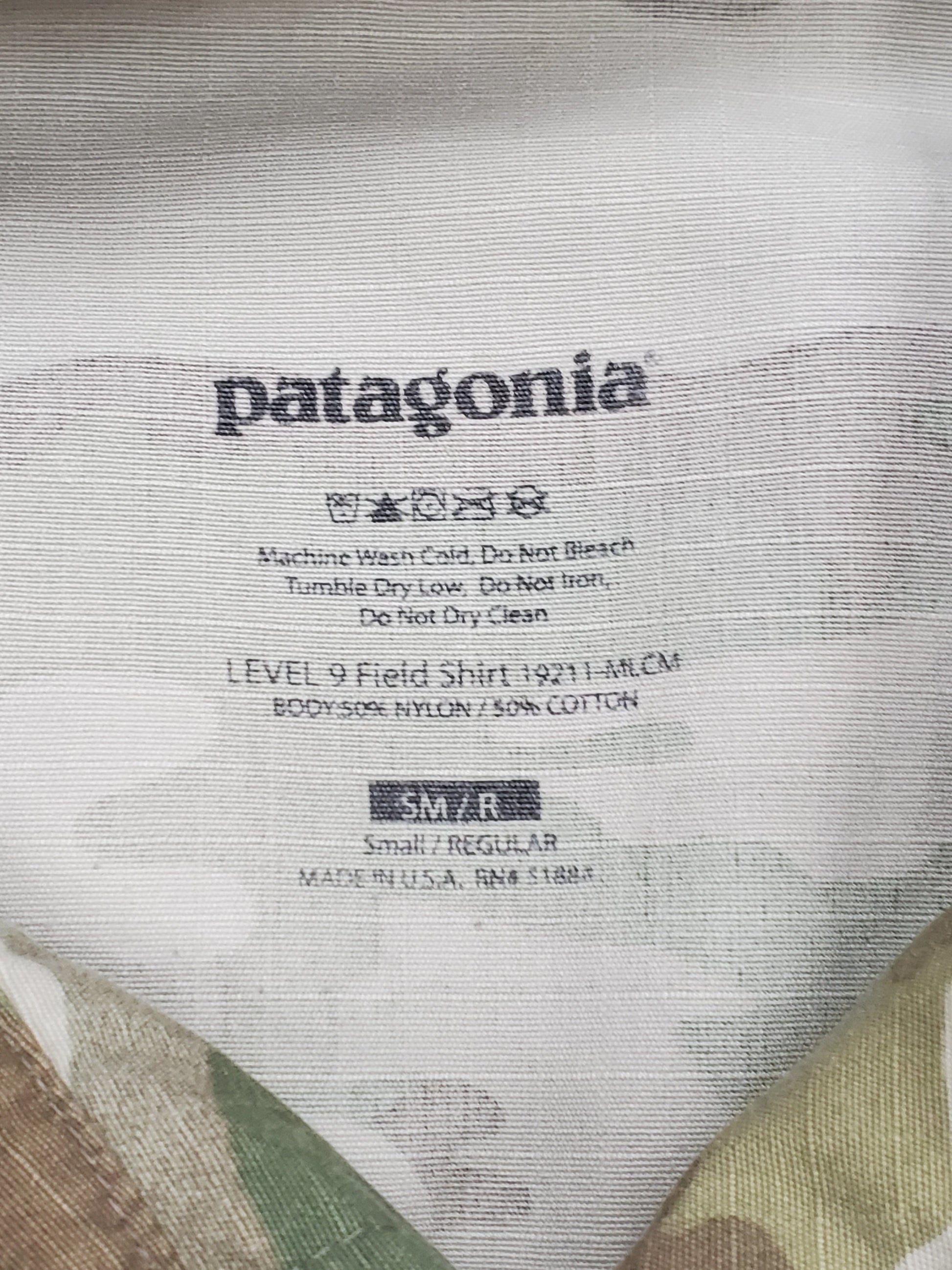 Small Regular Patagonia L9 Multicam OCP Field Shirt (DC2-25Sep122)
