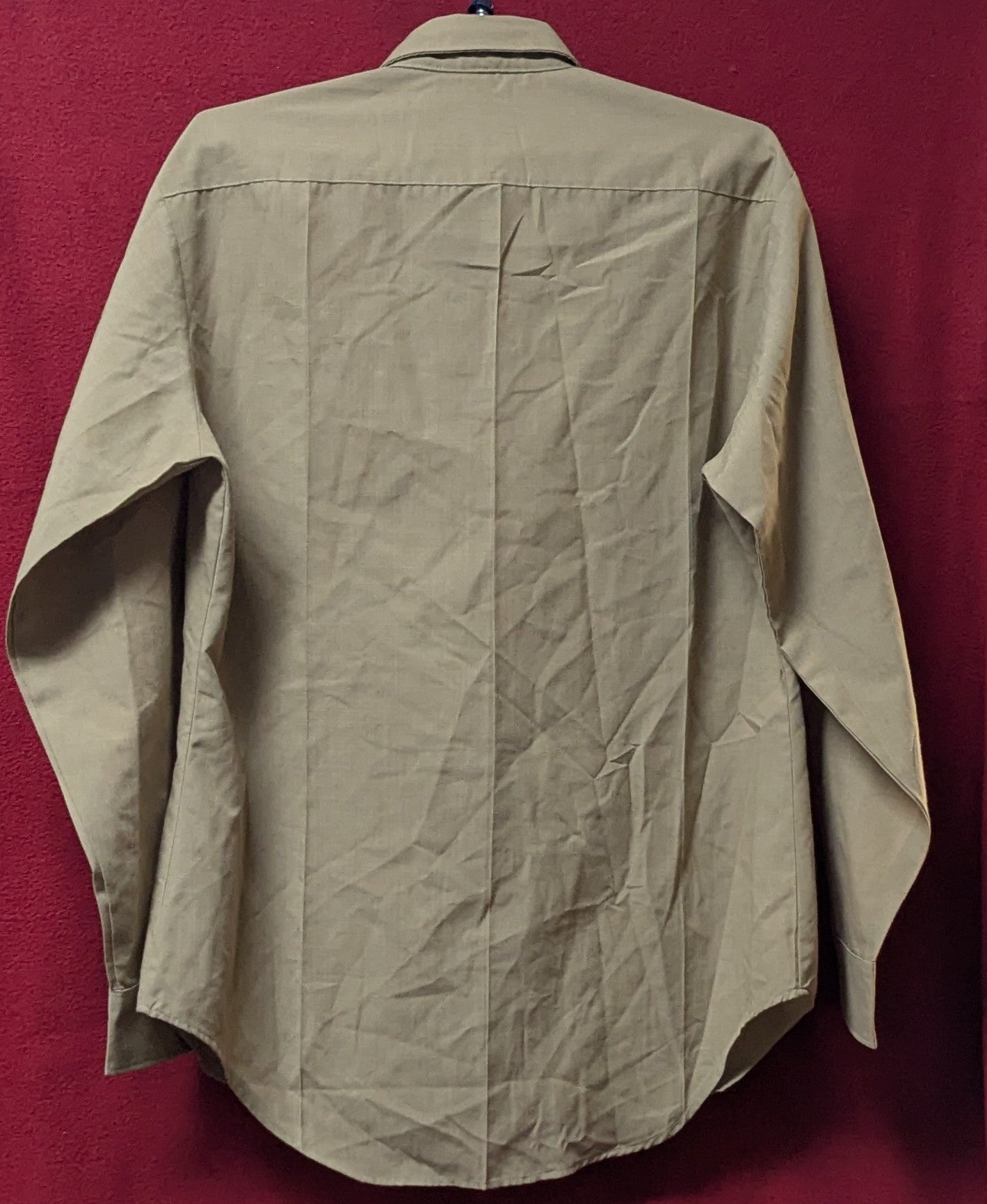 USMC Long-sleeve Men's Shirt Khaki 15 1/2 x 34 (FB4-26Feb79)
