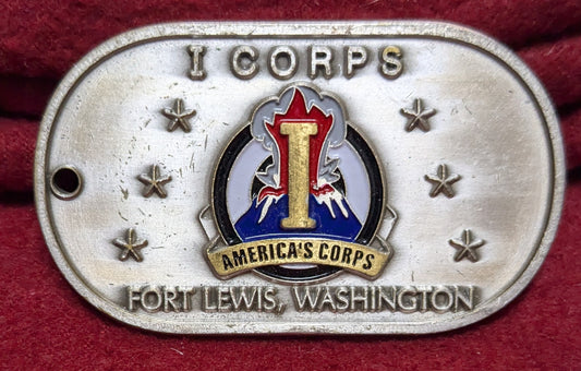Challenge Coin  First Corps Fort Lewis Washington (chcc-25APR150)