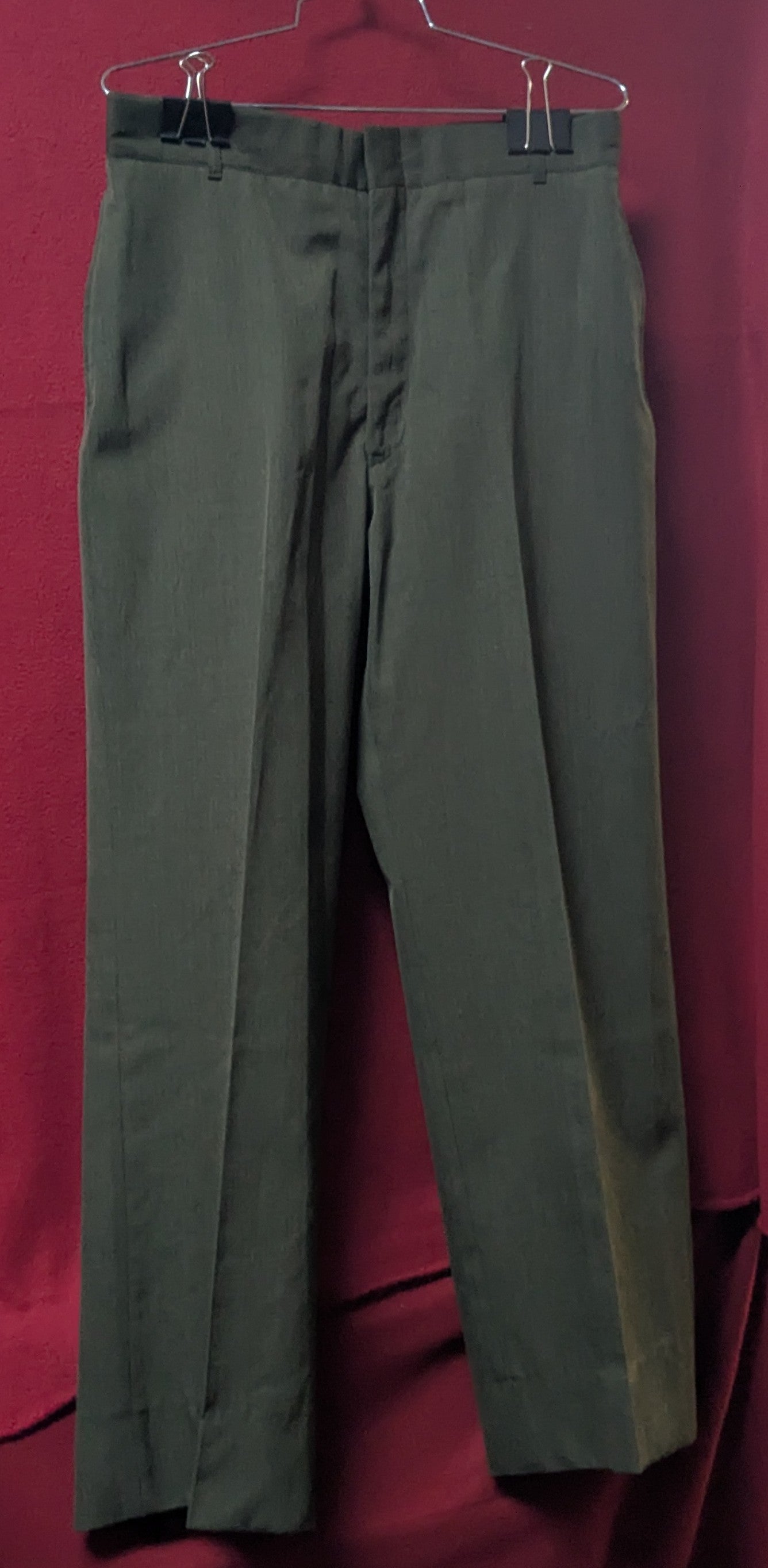 Vintage USMC Men's Poly/Wool Trousers 34R (FB4-26Mar19)