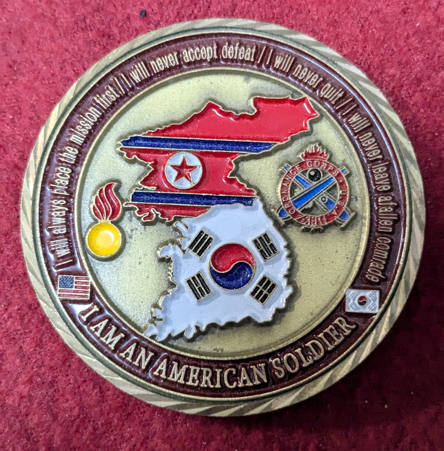 Challenge Coin 6th Ordinance Battalion Command Team Coin of Excellence (chcc-25May33)