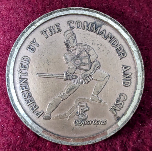 Challenge Coin 793rd Military Police Battalion SPARTANS Commander CSM (chcc-25May61)