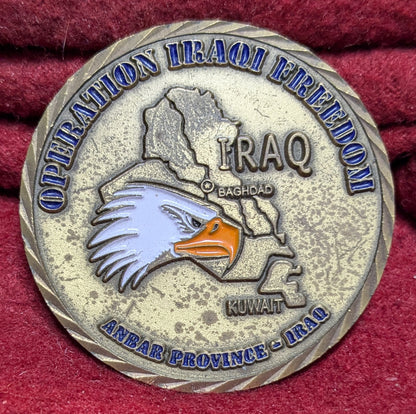 Challenge Coin Operation Iraqi Freedom Anbar Province (chcc-25APR167)