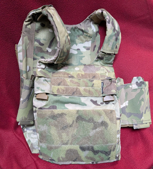 Spiritus Systems LV119 Front and Rear Overt Plate Bags Multicam Medium (25APR72)