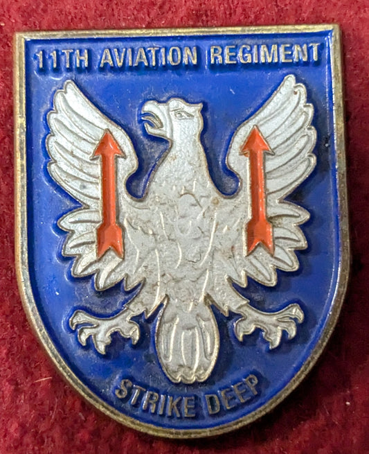 Challenge Coin 11th Aviation Regiment Strike Deep CSM's Coin of Excellence (25May57)