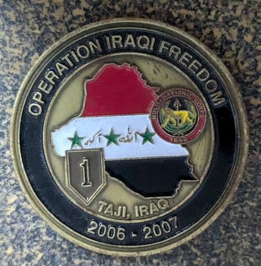 Challenge Coin Iraq Assistance Group Phoenix Academy (CHCC-25Jul33)