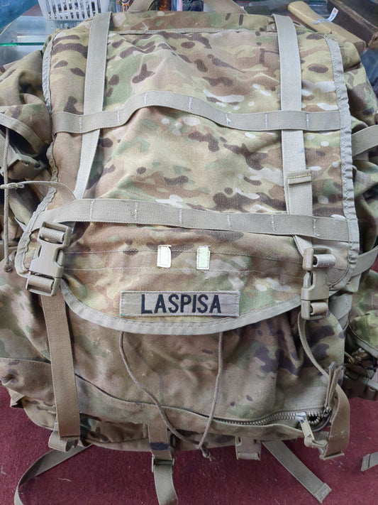 LaSpisa MAIL-IN - v.12 "Ranger Ready" OCP Large Molle II Ruck w/ The Gibson Configuration w/ Name Tape & Cat Eyes (V12 2026-03)