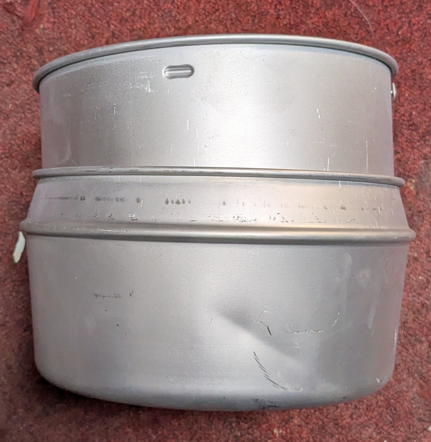 Unused U.S. Military Leyse 3pc Cook Mess Kit Aluminum Undated (FA1-26jan68)