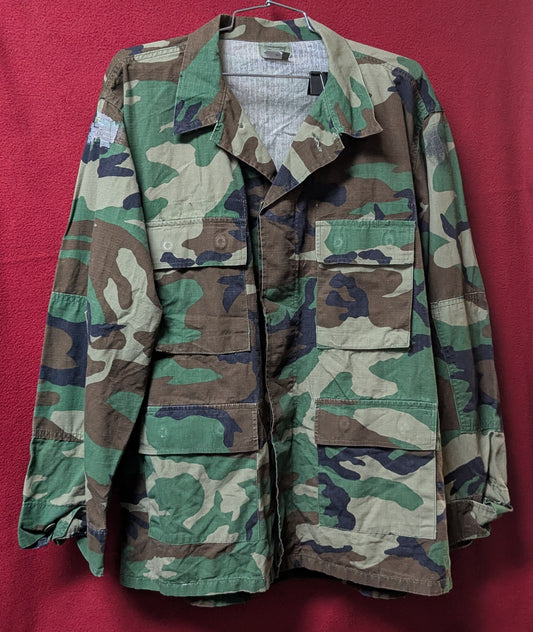 Vintage USGI Woodland BDU Large Long (DC5-26Mar55)