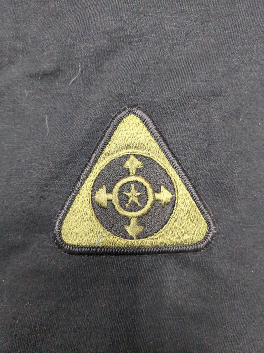 US Army Individual Ready Reserve Patch Sew on Patch Subdued OD Black (bu11-1RR)