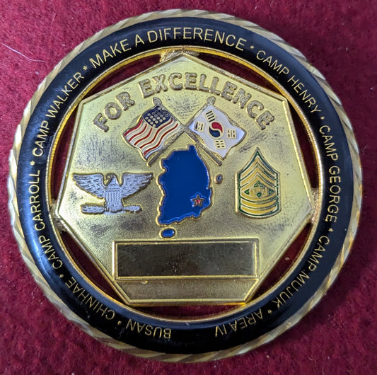 Challenge Coin Us Army Garrison Daegu Installation Management Command Korea (chcc-25May21)