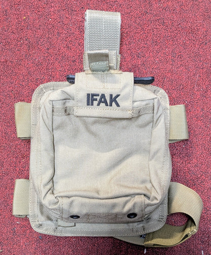 S.O. Tech IFAK Pouch with BLOCS Claw Padded Thigh RIg (DC1-25Oct14)