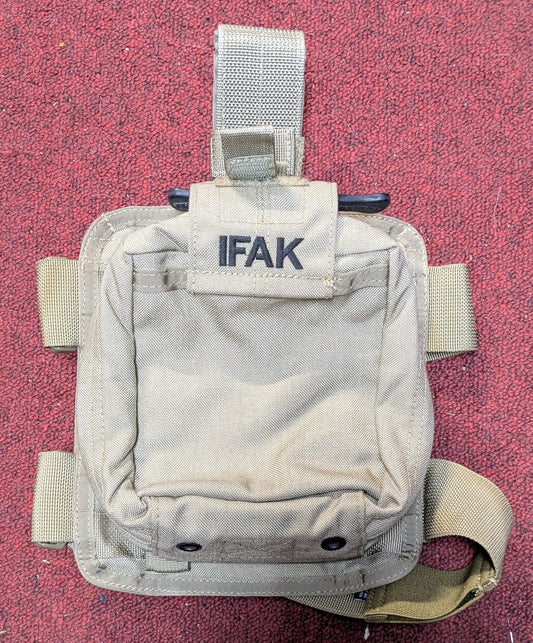 S.O. Tech IFAK Pouch with BLOCS Claw Padded Thigh RIg (DC1-25Oct14)