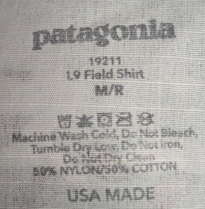 Patagonia L9 Field Shirt Medium Regular (CB3-25Sep118)