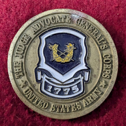Challenge Coin US Army The Judge Advocate General's Corps Lawyers Advocates (25May48)
