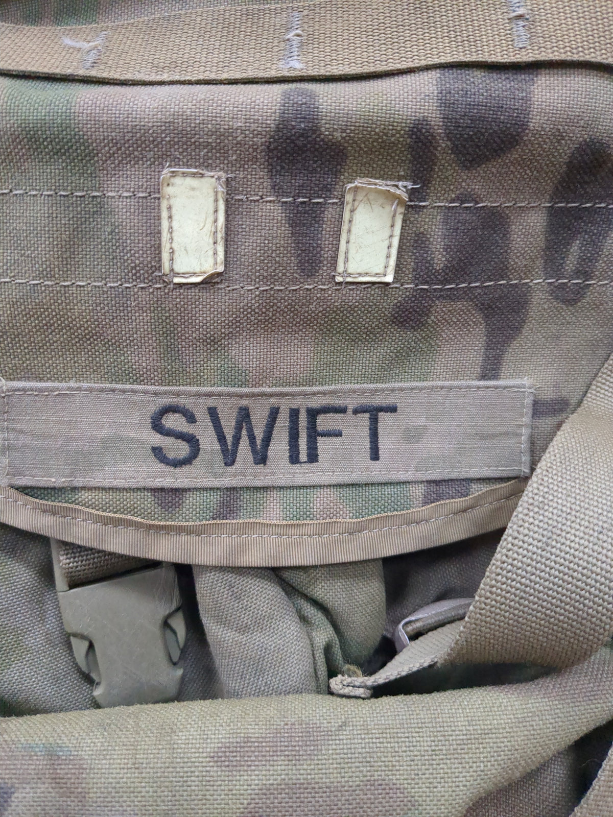 Swift MAIL-IN - v.12 "Ranger Ready" OCP Large Molle II Ruck w/ The Gibson Configuration w/ Name Tape & Cat Eyes (V12 2026-03)