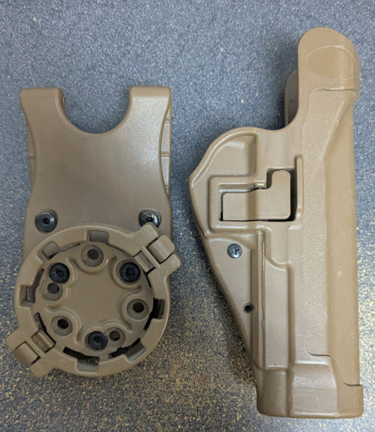 BlackHawk Beretta 92/96 Holster and Belt Clip Coyote RH (FA3-26Mar92)