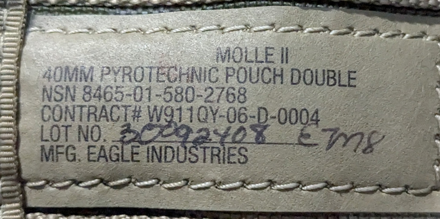Eagle Industries Molle II 40MM Pyrotechnic Pouch Double OCP Multicam (CA3-26Apr59)