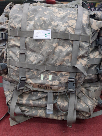 Louter -'Ranger Ready' ACU Ruck / OCP Shoulder Straps Molle II Ruck