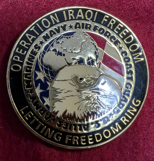 Challenge Coin Operation Iraqi Freedom (chcc-25APR140)