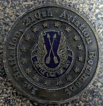 Challenge Coin 1st Battalion 210th Aviation Regiment (CHCC-25Jul44)