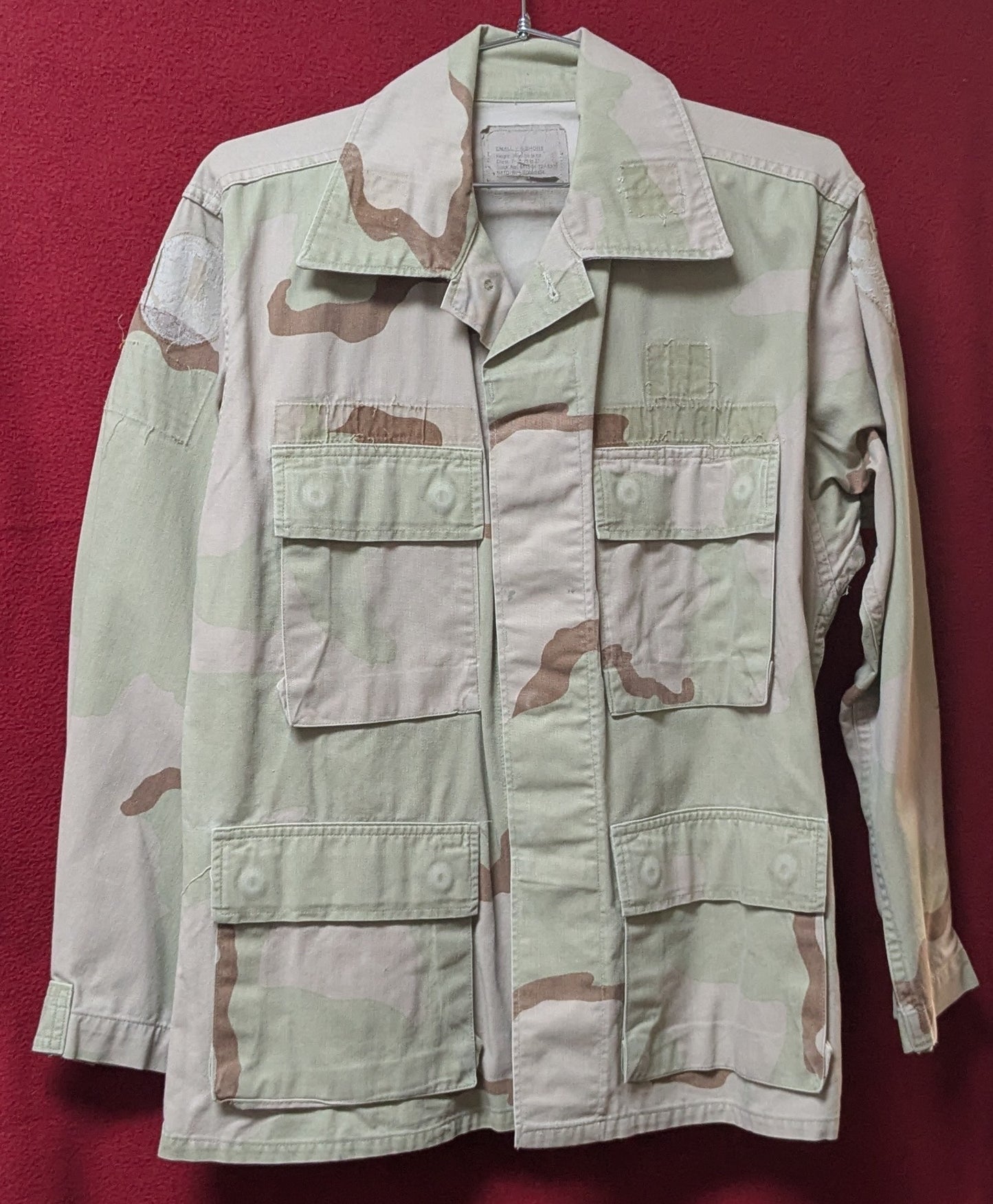 Vintage USGI Desert Camo DCU Top Coat Small Extra Short (DC5-26Mar58)