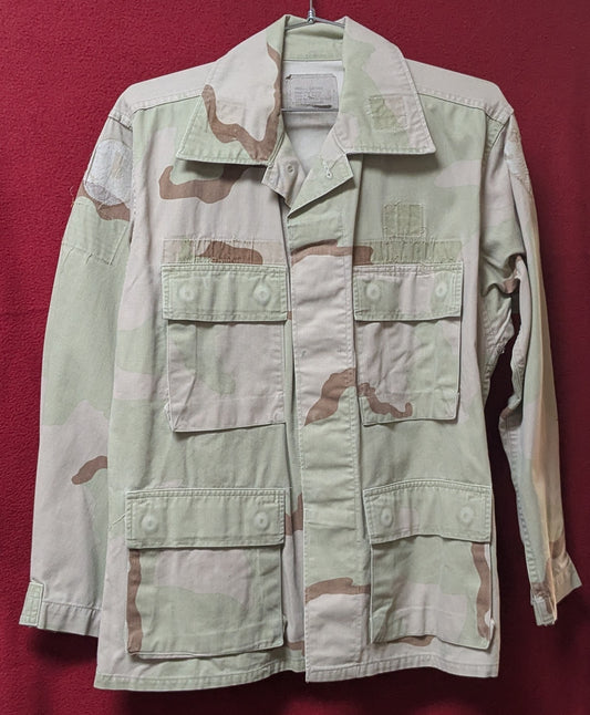 Vintage USGI Desert Camo DCU Top Coat Small Extra Short (DC5-26Mar58)