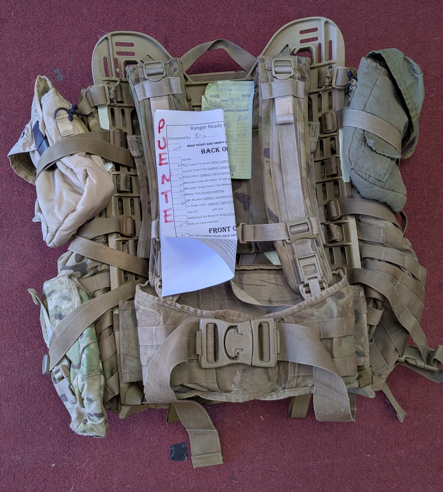 Puente - OCP "SFAS Ready" Ruck Customer Mail-In