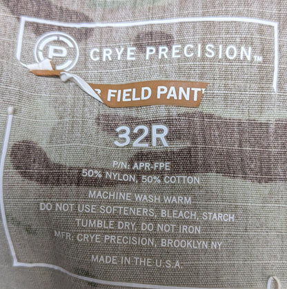 Crye Precision G3 Combat Pants Multicam 32R (AB03-25Dec07)