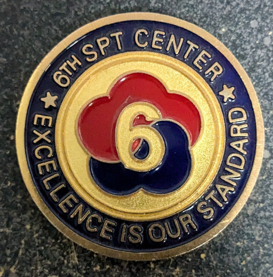 Challenge Coin 6th SPT Center Materiel Management (CHCC-25Jul30)